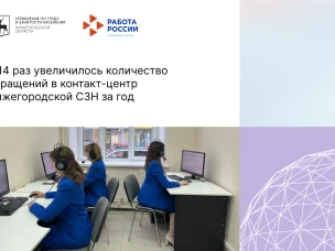 В 14 раз увеличилось количество обращений в контакт-центр Нижегородской СЗН за год